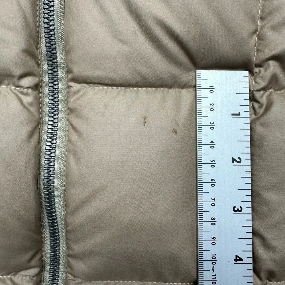 Nike Air Jordan 436554-235 Mens Large Tan Quilted Full-Zip 550 Down Puffer‎ Vest